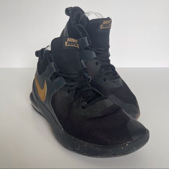 Nike Air Max Impact CI1396-005 Black Metallic Gold basketball shoes Size 10 - Picture 3 of 12